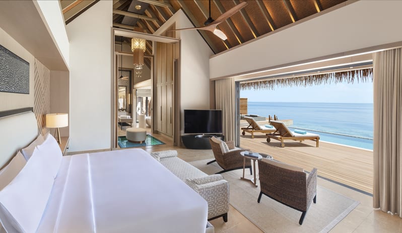 3. Two-Bedroom Overwater Villa_Master Bedroom
